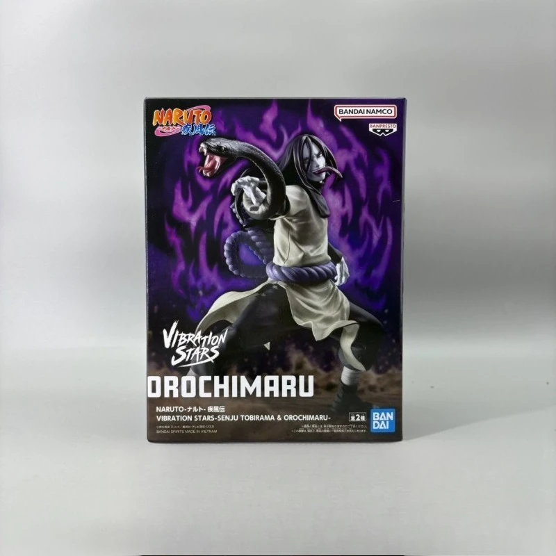 Bandai In Stock Banpresto Vibration Stars Anime Naruto Orochimaru Uchiha Madara Senju Hashirama Tobirama Action Figure Model Toy