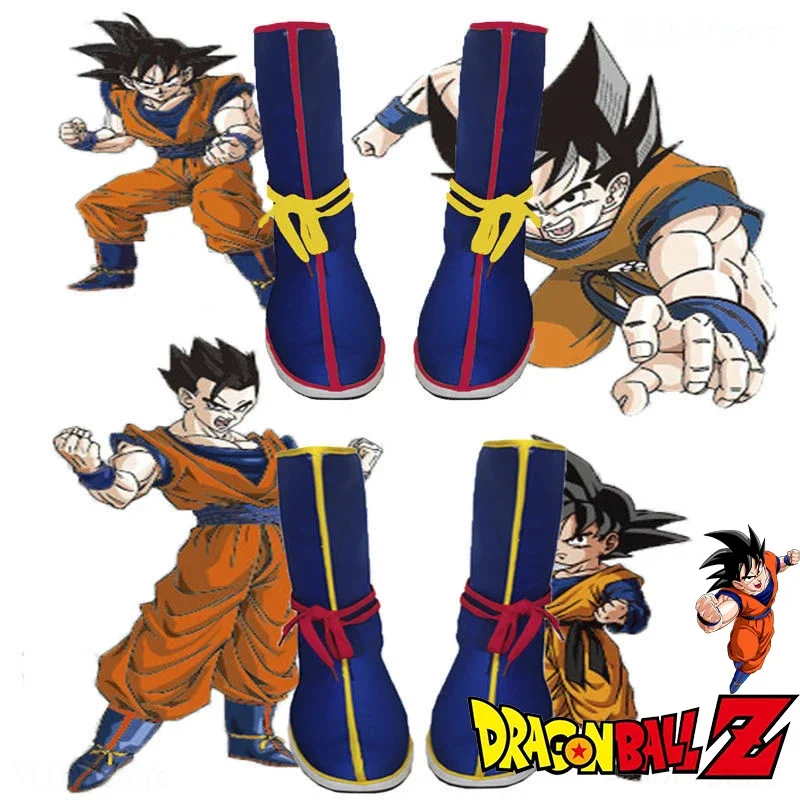 Dragon Ball Goku Cosplay Shoes Anime Super Saiyan Kakarotto Shoes Character Blue Shoes Cos Theme Anime Birthday Gift Halloween