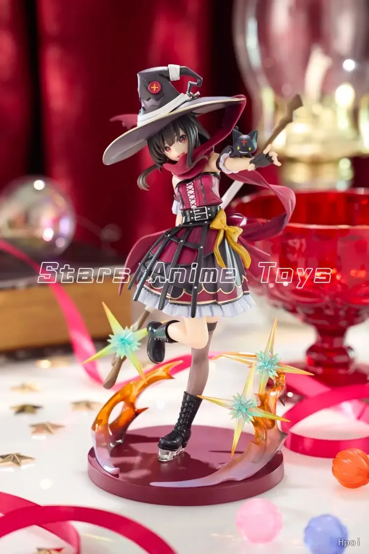 Original KADOKAWA KDcolle Kono Subarashii Sekai Ni Shukufuku O! Megumin 10th Anniversary Dress Ver Model Animation Figure Toys