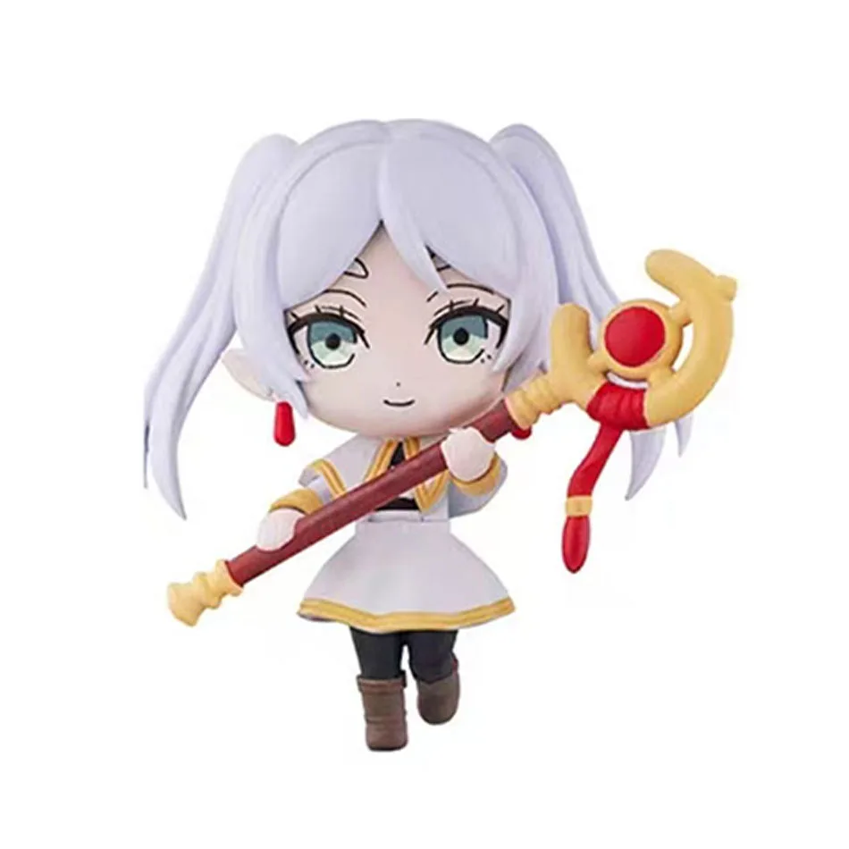 4pcs Frieren: Beyond Journey's End Anime Figure Sitting Fern Action Figures Frieren Noodle Stopper Figure Collection Model Toys - Image 5