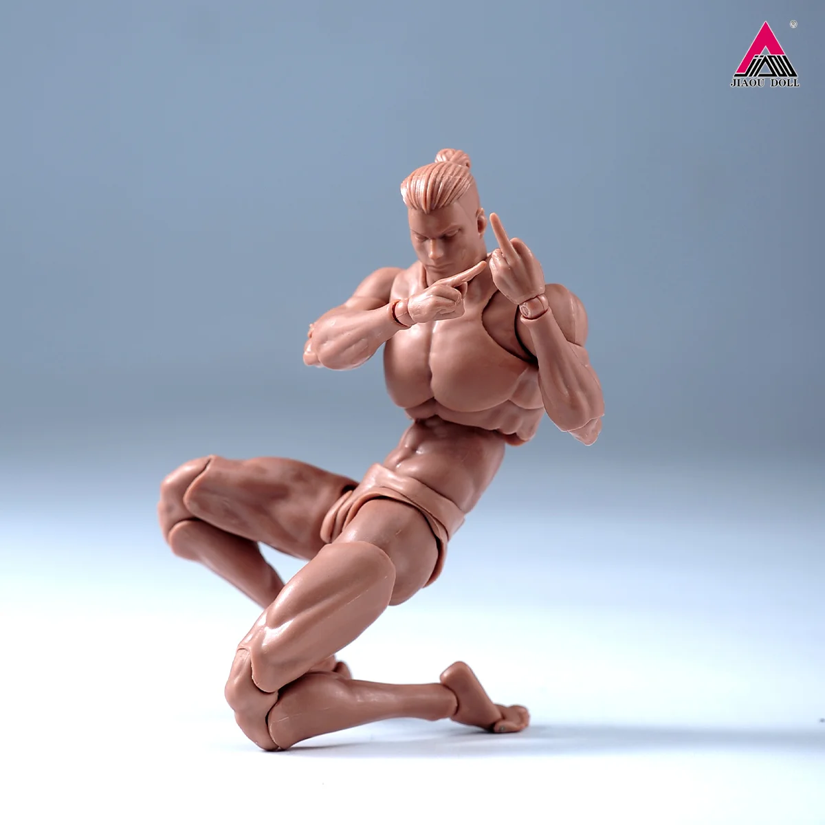 1/12 Scale Male Super Flexible Joint Body 16cm White Yello Black Action Figure Muscle Articulated Body Doll - Image 5