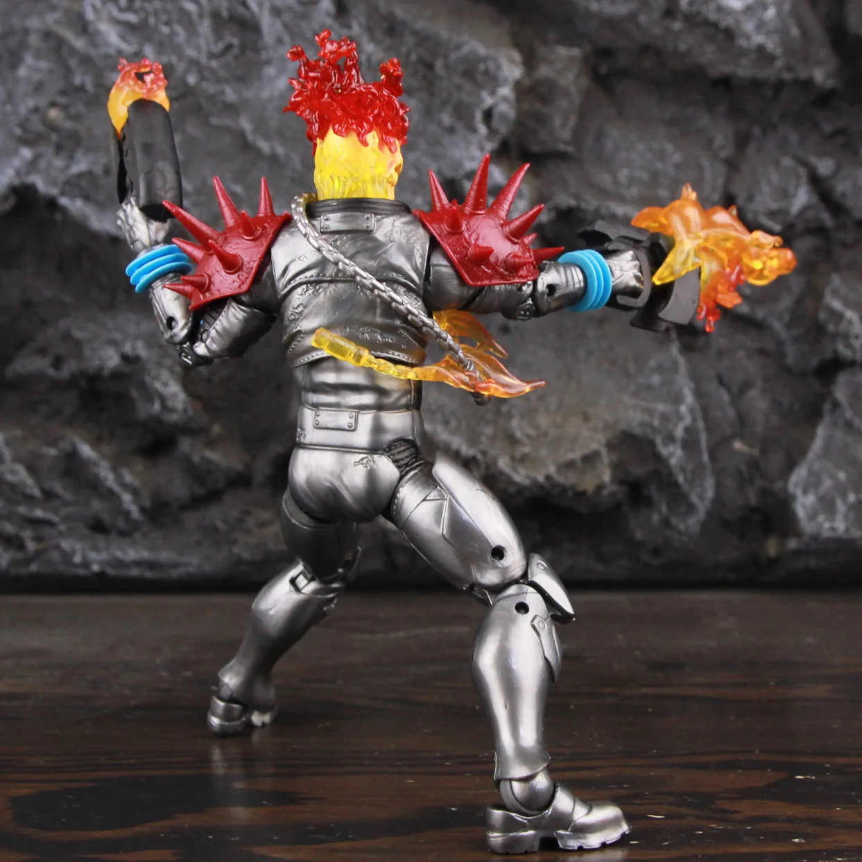 Marvel Legends Cosmic Ghost Rider 6" Action Figure Fire Whip Without Motorbike From Vehicle Set Riders Series Toys - Image 3