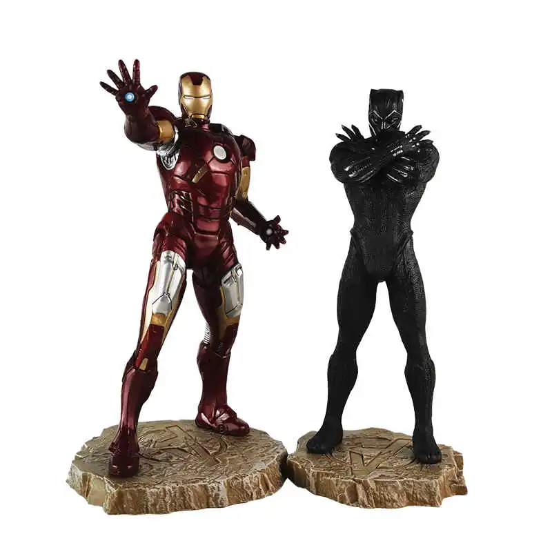 Marvel Anime Movie Statue Collection Iron Man Black Panther Premium Action Figures Desktop Ornament Pvc Toys Boy Surprise Gifts - Image 7