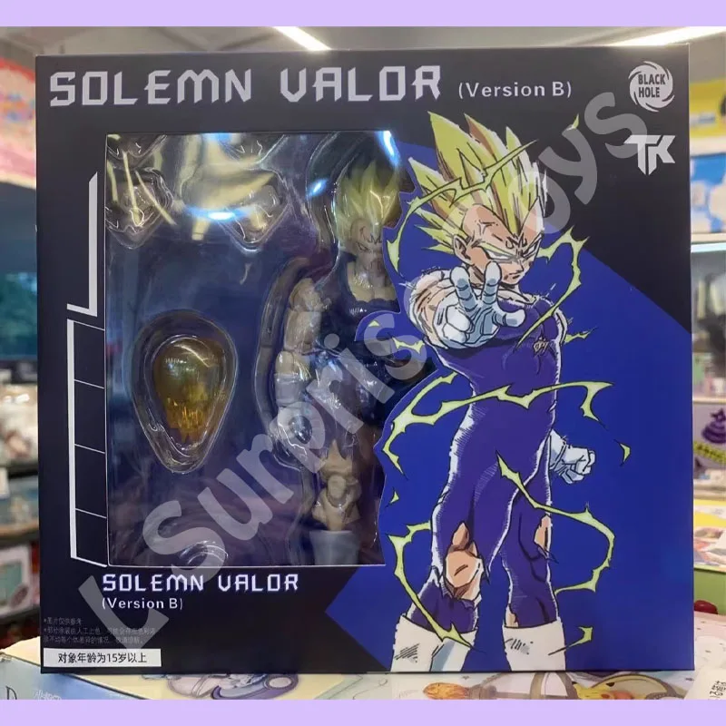 Black Hole TK Custom Dragon Ball Z SHF Super Saiyan Majin Vegeta Battle Damage Full Power Anime Action Figures Models Gifts Toys