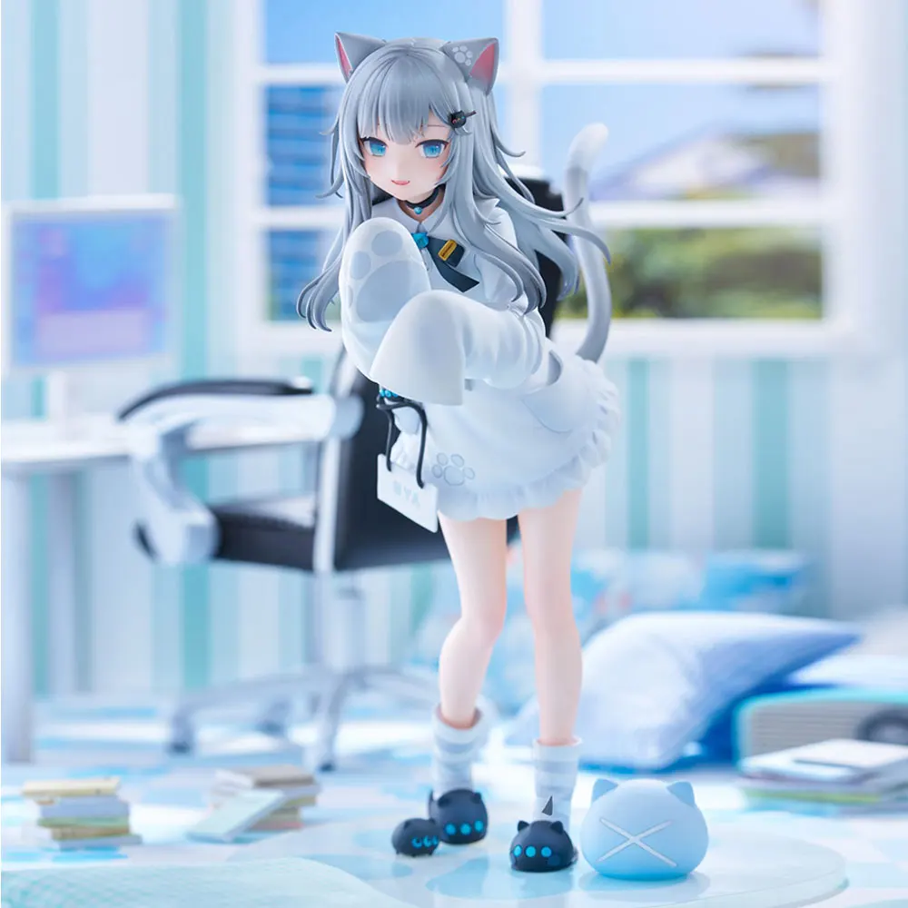 22CM Anime Nachoneko Figure Stand Animation Model Toys Gifts Collection Decoration Ornaments PVC - Image 6