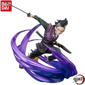 In Stock Original Bandai Demon Slayer Shinazugawa Genya Figurine Model Ornaments Statue Holiday Gifts Anime Merchandise Toys