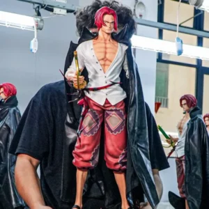 JT Studio Extra Large Red Haired Shanks Statue - 70CM Big Cloak Limited Time Discount Handmade Ornament Model