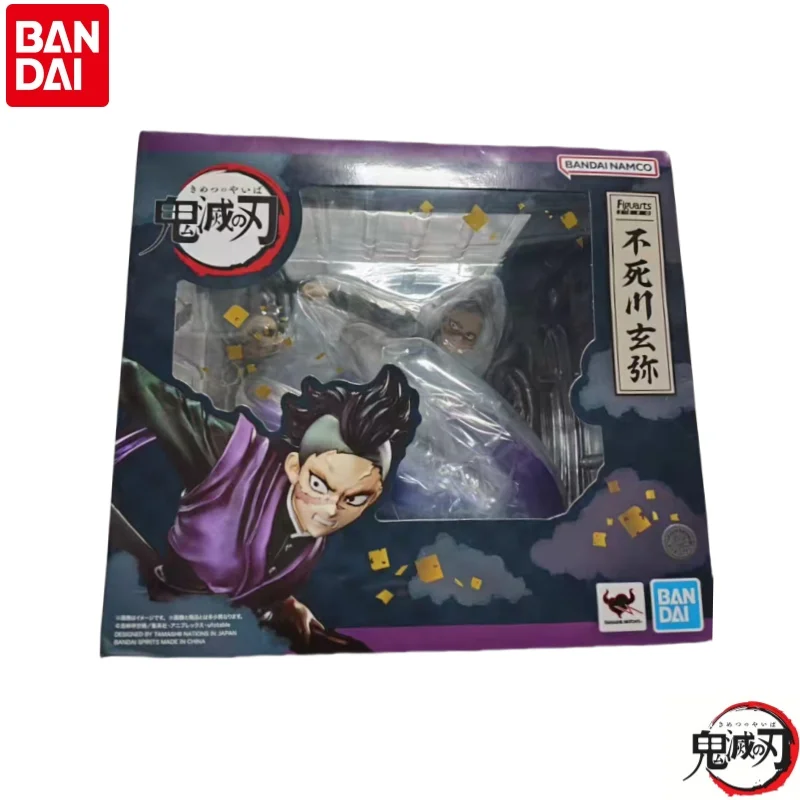 In Stock Original Bandai Demon Slayer Shinazugawa Genya Figurine Model Ornaments Statue Holiday Gifts Anime Merchandise Toys