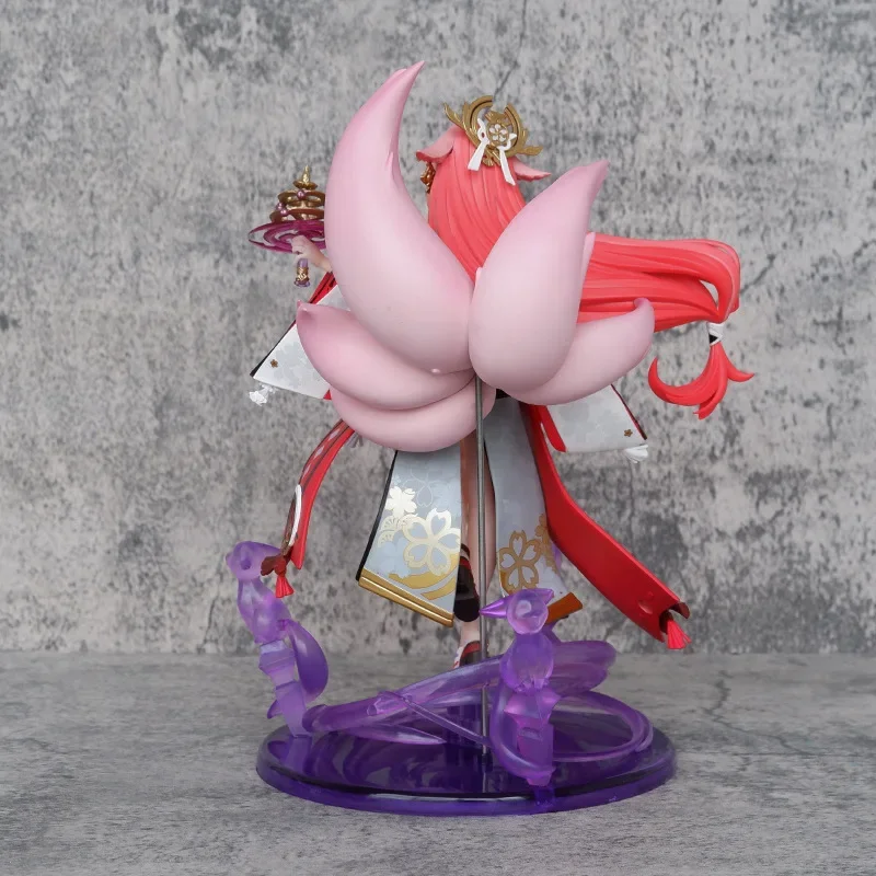 Genshin Impact Yae Miko Figure Game Peripherals PVC Action Figurine Kids Toys Model Collectible Ornaments GIFT - Image 4