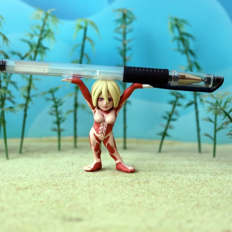 Attack on Titan Figures Shingeki No Kyojin The Female Titan Anime Action Figure Penholder Kawaii Model Toy for Kids Gifts - Image 5