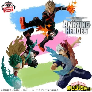 In Stock BANPRESTO THE AMAZING HEROES PLUS My Hero Academia Izuku Midoriya Shoto Todoroki Katsuki Bakugo Figure Anime Model Toy