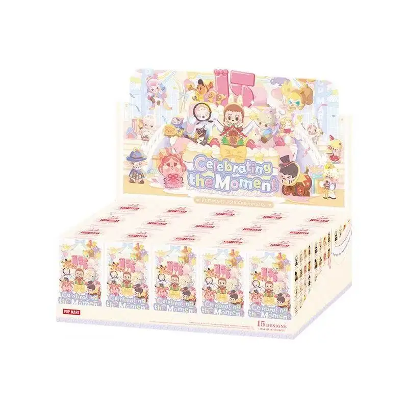 Genuine POPMART Celebrationg The Moment POPMART 15th ANNIVERSARY Series Blind Box Kawaii Anime Figure Mystery Box Trendy Gifts - Image 13