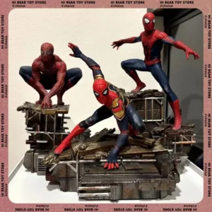23cm Spider Man Figure Spiderman Anime Figurine Pvc Model Collection Statue Desk Decoration Dolls Children Toys Halloween Gifts