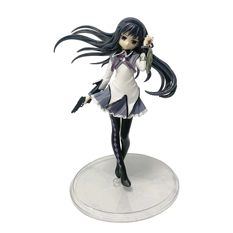 Anime Puella Magi Madoka Magica Figure 17cm Akemi Homura Action Figural Pvc Model Kawaii Decoration Doll Kid Toy - Image 4