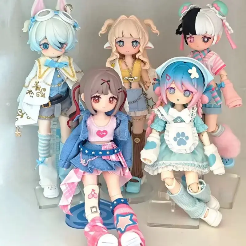 In Stock Authentic Freedom Advocates Electronic 1/12 Bjd Limited Elevator Blind Box Mystery Box Action Anime Figure Model Gifts