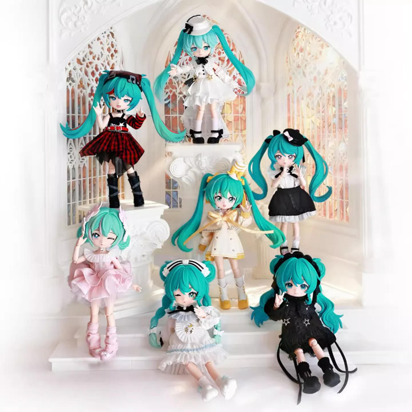 Original Hatsune Miku DaaLaMode Series qiyuji Music Preface Figures Blind Box BJD Anime Peripheral Collection Toys Girls Gifts