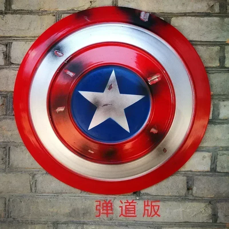 47cm Metal Superhero Captain America Shield Premium Version Model Cosplay Prop Adults And Kids Toys Home Decorat Birthday Gift - Image 6