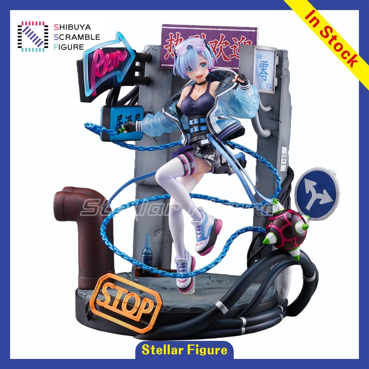 【SF】In Stock Alpha Satellite SSF EStream Re Life A Different World From Zero REM 1/7 Scale Figures Original Collection
