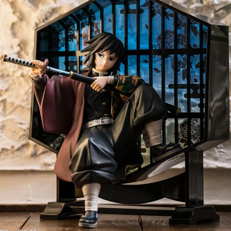 In Stock Original Bandai Banpresto Ichiban Kuji Kimetsu No Yaiba Tomioka Giyuu Anime Characters Model Birthday Present Garage