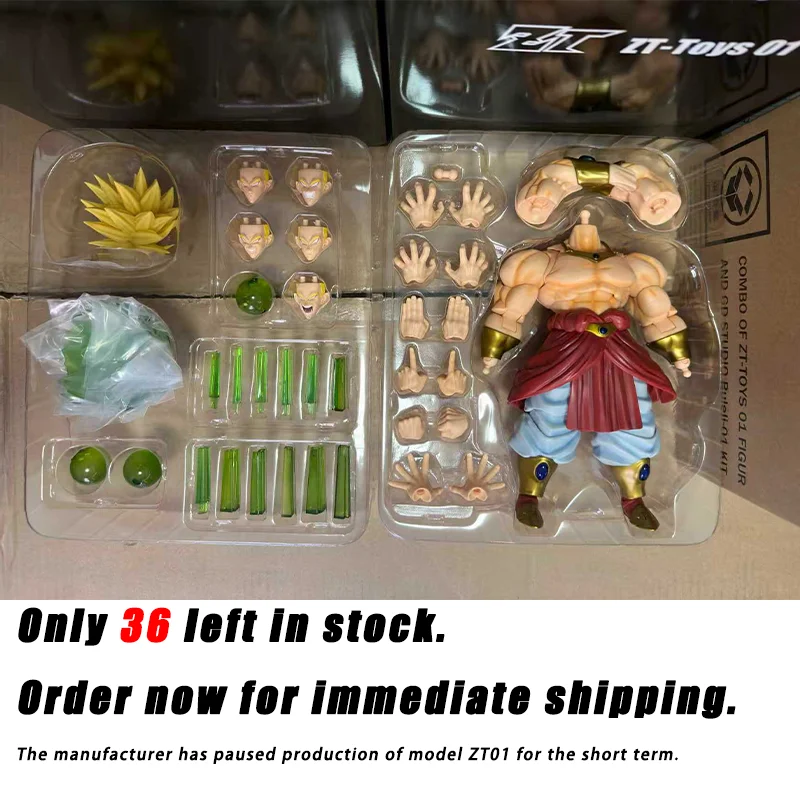 New ZT Studio Broly Action Figure Dragon Ball Z ZT01 ZT02 ZT03 MP SHF broly Anime Figurine Super Saiyan figure TOYS GIFTS - Image 8