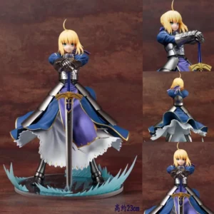 Fate Game Anime Peripheral Saber Altria Pendragon PVC Action Figure Statue Collectible Model Doll Toy Gifts