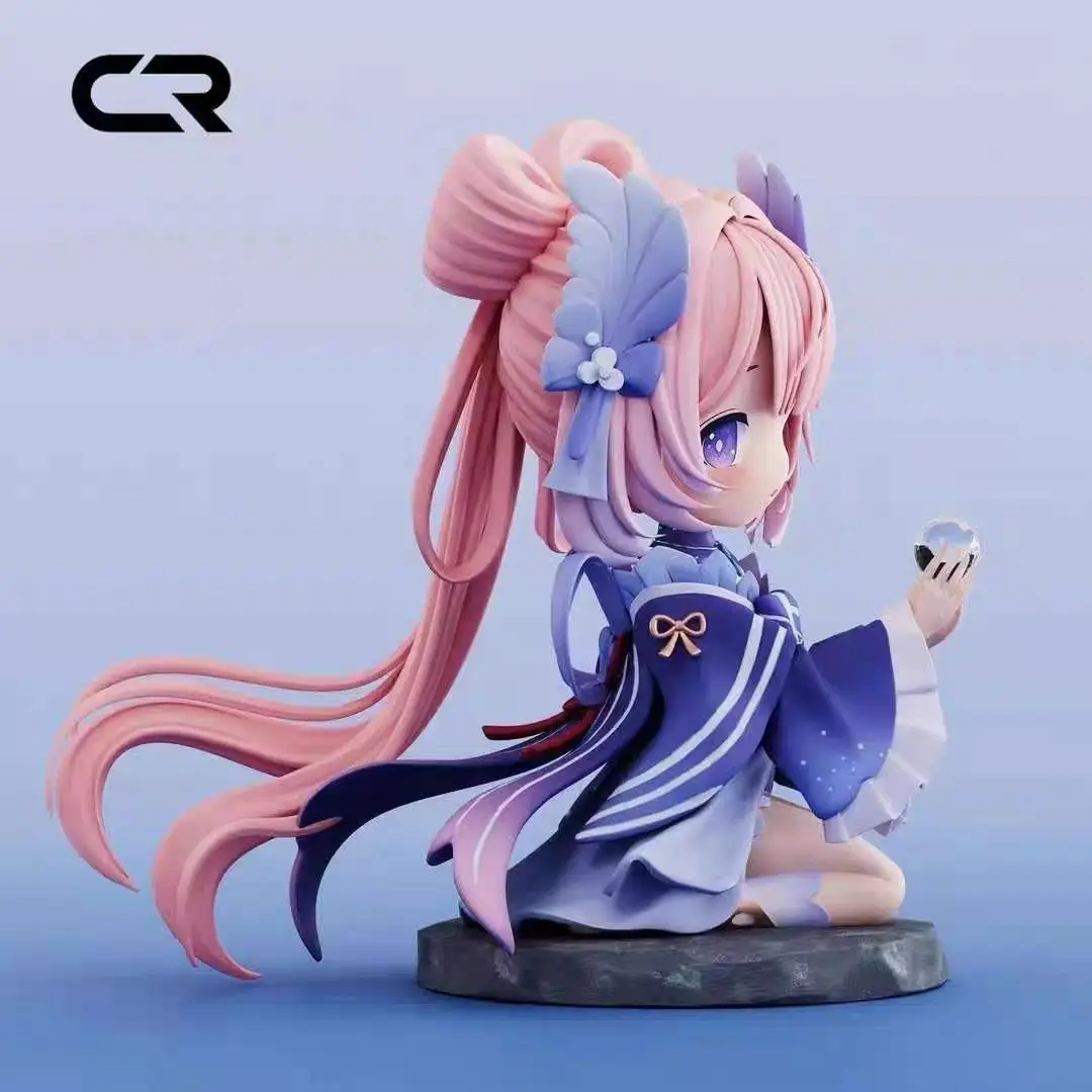 Sangonomiya Kokomi Figure Genshin Impact Anime Figurine Sangonomiya Q Version Pvc Models Statue Collectible Toy Doll Decora Gift - Image 5