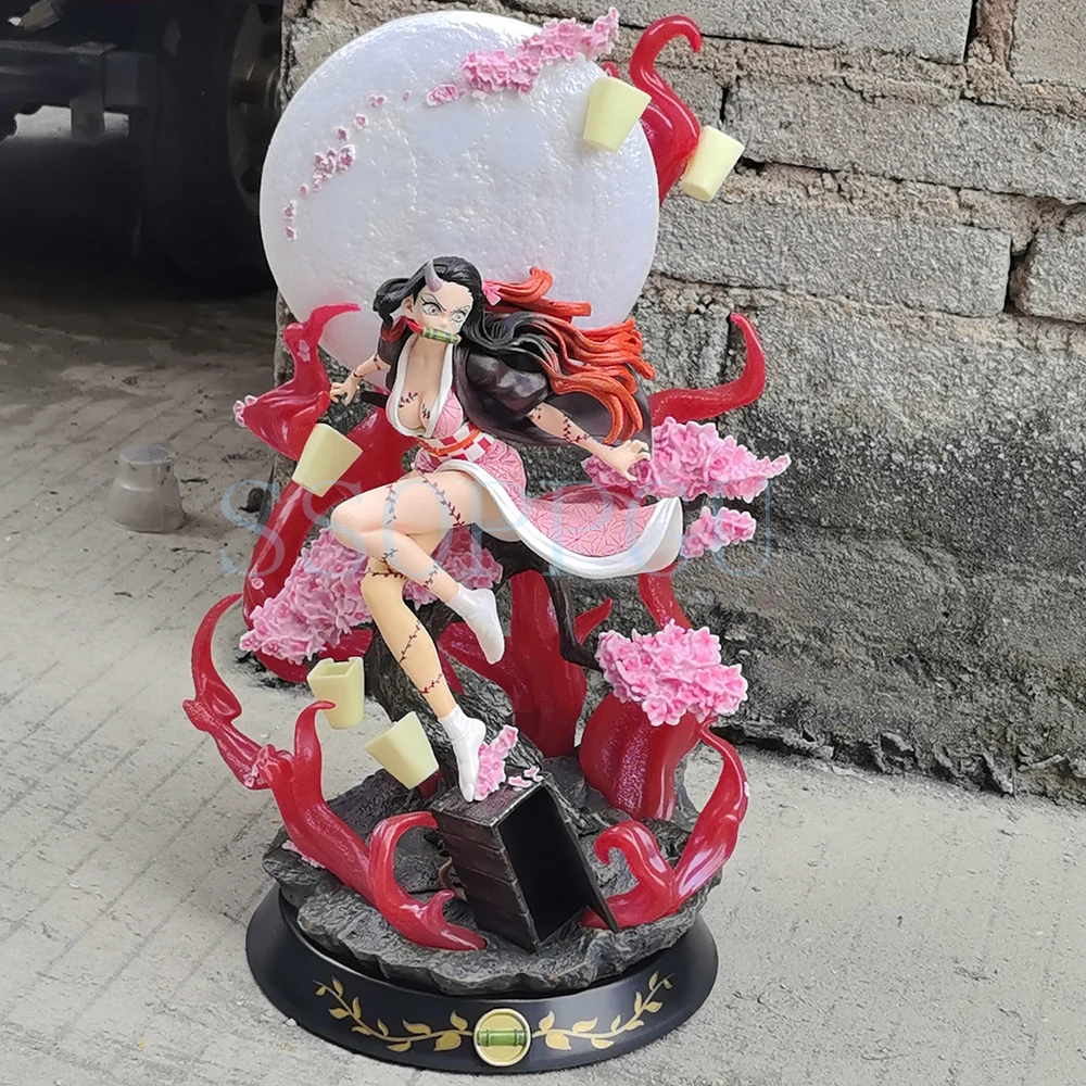 42cm Kamado Nezuko Figure Anime Girl PVC Action Figure Toy Game Statue Light Adult Collection Model Doll Gift - Image 3