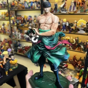 One Piece Anime Figure Peripheral Jinshan Roronoa Zoro Statue Model Pvc Figure Collectible Ornament Birthday Toys Gifts