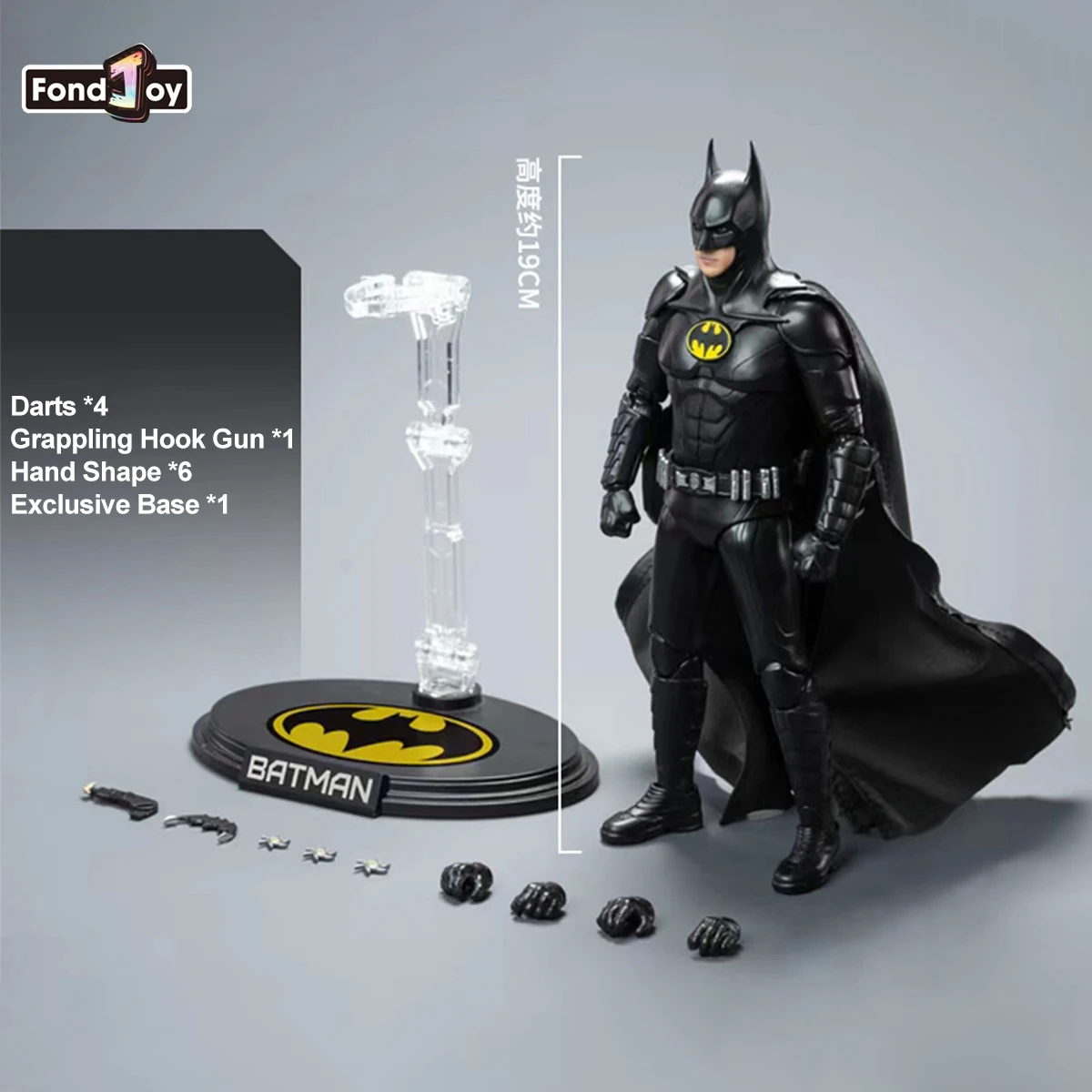 FondJoy Keaton Batman Action Figure 1/9 DC Justice League Anime Figurine Detective Comics PVC Joint Movable Model Toy Gifts - Image 8