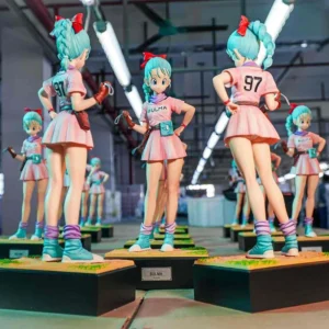 JT Studio Dragon Ball 30cm Anime Figure Bulma Childhood Series Statue Collectible Model Doll Ornament Gift Toy