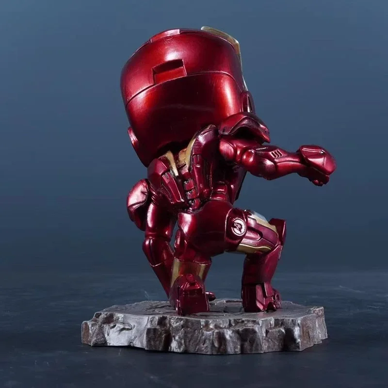 13cm/5.1in Anime The Avengers Figure Kneeling Iron Man Action Figures Pvc Statue Collection Model Toys Gifts - Image 5