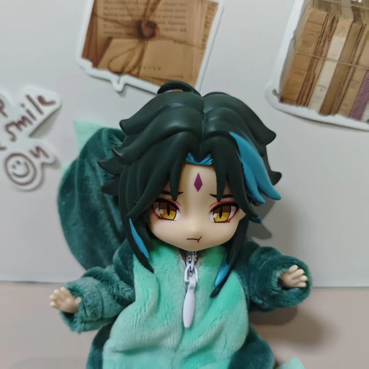 Ob11 1/12 Genshin Impact Anime Xiao BJD Model Doll Action Figure Model Figurine Decoration Toys Dinosaur costume - Image 6