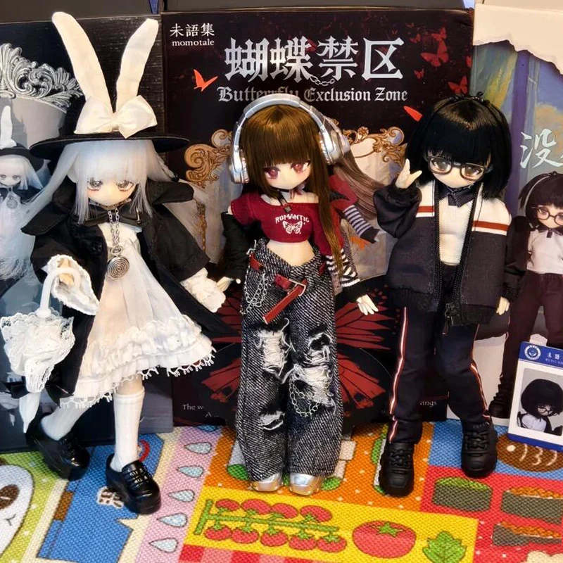 1/8 Mjd Movable Doll Girl Body Series 21cm Trendy Anime Figurines Collectable Girlheart Toys Ornaments Gift