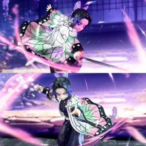 【No Figure】Demon Slayer SHF Handmade 1/6 Scale Female Warrior Shinobu Kochou Cloak Accessory  For 12inch Action Figure Model