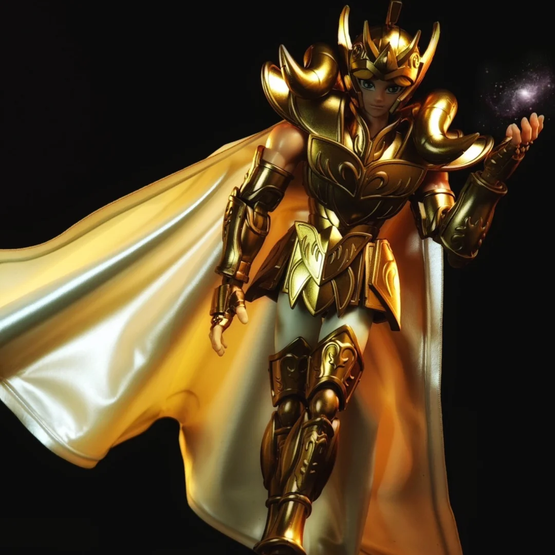 Saint Seiya Anime Shf Seiya Handmade cloak Double layer fabric with Clothes Built In Iron Wire Is for 1/12 Movable Humanoid Toys - Image 4