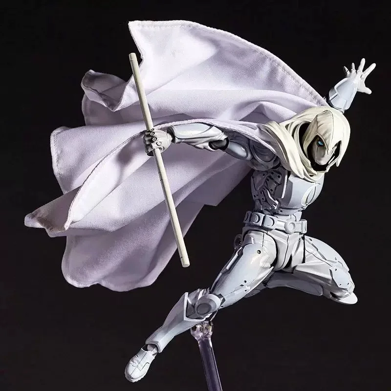 Moon Knight Figure Revoltech AMAZING YAMAGUCHI Avengers Marc Spector Winter Soldier Action Figurine PVC Movable Model Toys Gifts