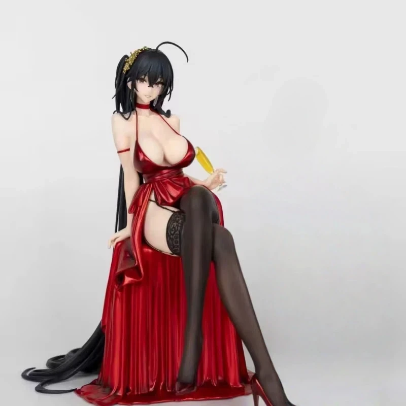 22cm Azur Lane Beautiful Girl Figure Taihou Formal Wear Anime Collectible Model Pvc Desktop Decorations Holiday Gifts Kids Toys