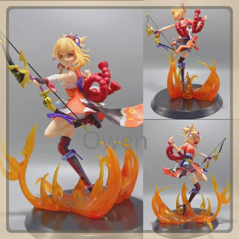Mobile Game Furina Anime Ganyu Beautiful Girl Genshin Impact Figures Hu Tao Action Figure PVC Collection Birthday Decoration Toy - Image 6
