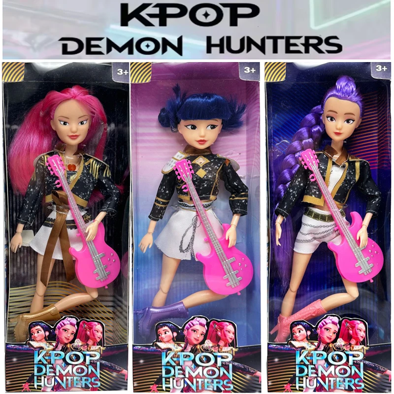 NEW Doll Toys Kpop Demon Hunters Action Figure Toy Rumi Mira Zoey Beautiful Princess Baby Girl Dolls Plastic DIY Toy for Girls - Image 4
