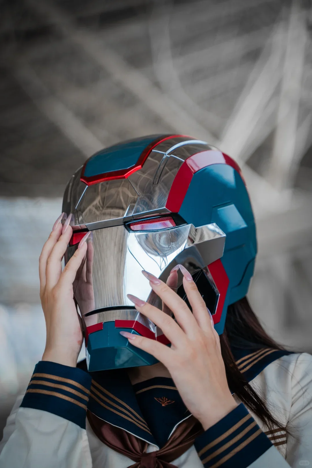 Iron Man War Machine Action Figure Voice Activated Motorized Wearable Cosplay Helmet Marvel Toy For Fans Surpris Halloween Gifts