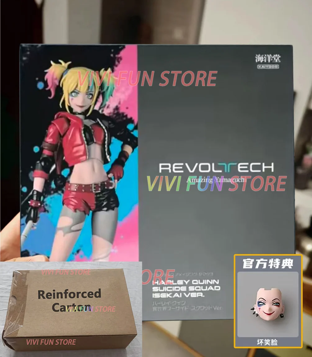 In Stock Kaiyodo Harley Quinn SUICIDE SQUAD ISEKAI VER. Movability Model Toys Revoltech AMAZING YAMAGUCHI The Clown's Girl - Image 9