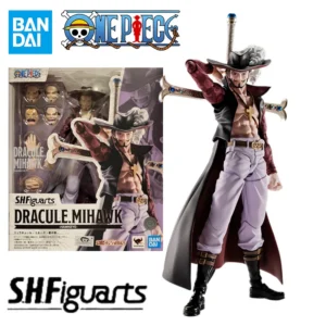 Bandai S.H.Figuarts SHF ONE PIECE RORONOA DRACULE.MIHAWK -HAWKEYE- Model Kit Action Figures Model Toy Gift for Children
