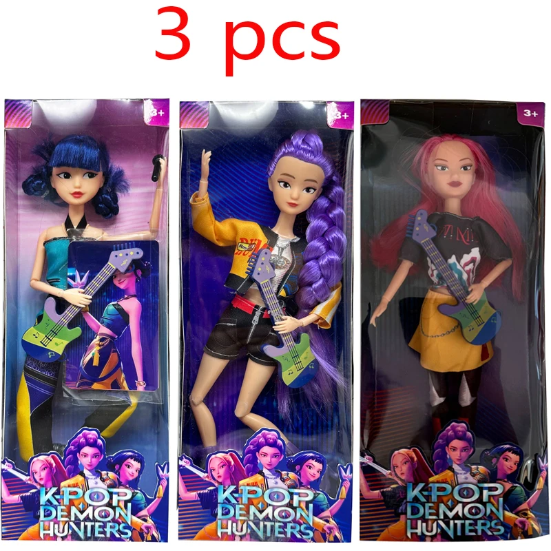 NEW Doll Toys Kpop Demon Hunters Action Figure Toy Rumi Mira Zoey Beautiful Princess Baby Girl Dolls Plastic DIY Toy for Girls - Image 12