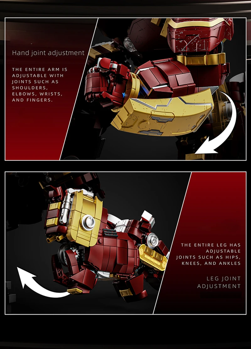 Superheroes MOC Building Blocks 2600+Pcs Marvel Iron Man Bricks Set Room Ornament DIY Toys Christmas Gifts for Kids Boys Adult - Image 6