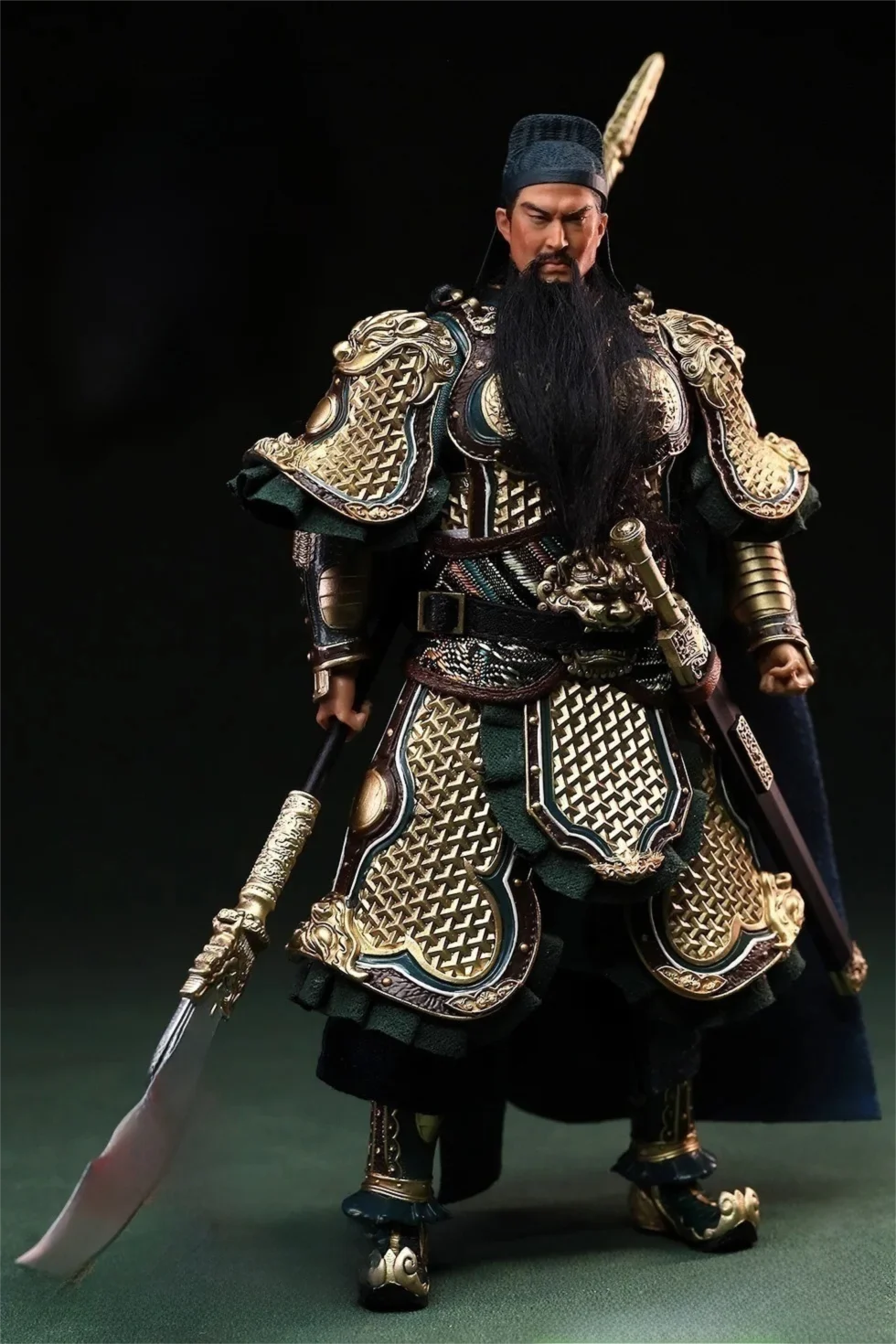 General Guan Yu 1/12 Scale Action Figure Three Kingdoms Series 6-Inch High Detail Collectible PVC Articulated Model for Men