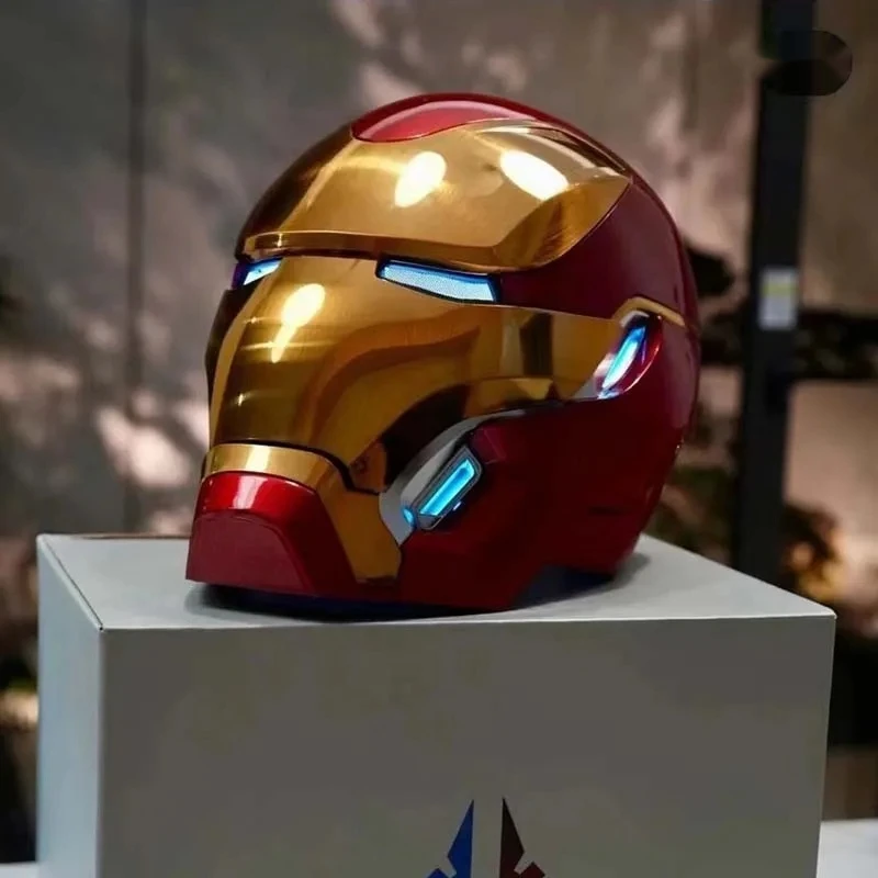 Iron Man MK50 Figure 1:1 Wearable Cos Mask Voice-Activated Deformation Helmet Around Animation Derivatives Model Toy Gift Boy