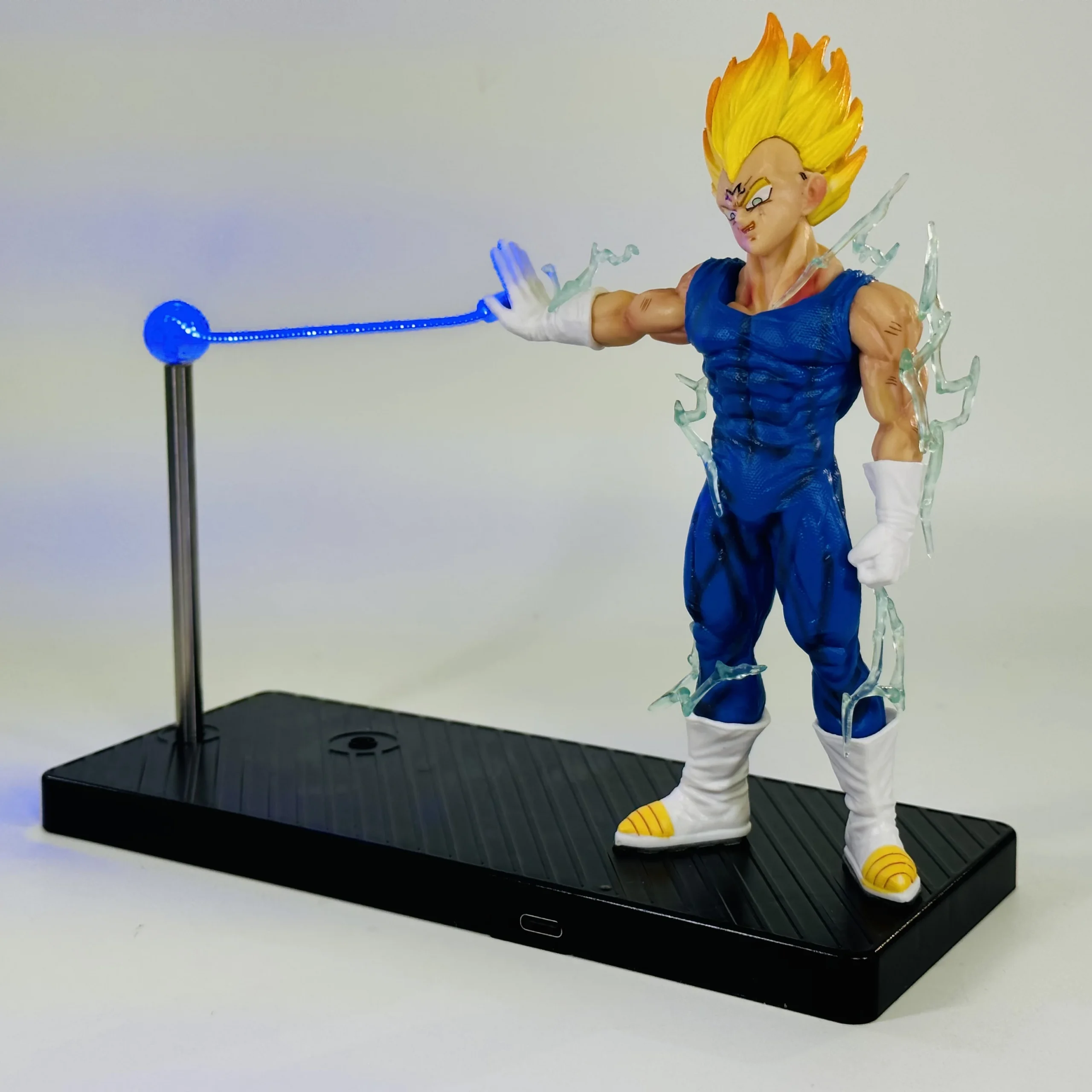 Vegeta Super Saiyan Magnetic Night Light Dragon Ball Z Anime Figure Kids Christmas Birthday Gift Study Goku Ambient Light‌