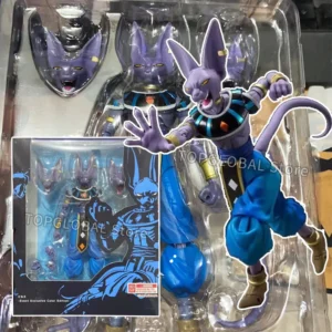 Shf Dragon Ball Z Figures Beerus Super God of Destruction Anime Action Figures PVC Statue Collection Model Toys Kids Gift