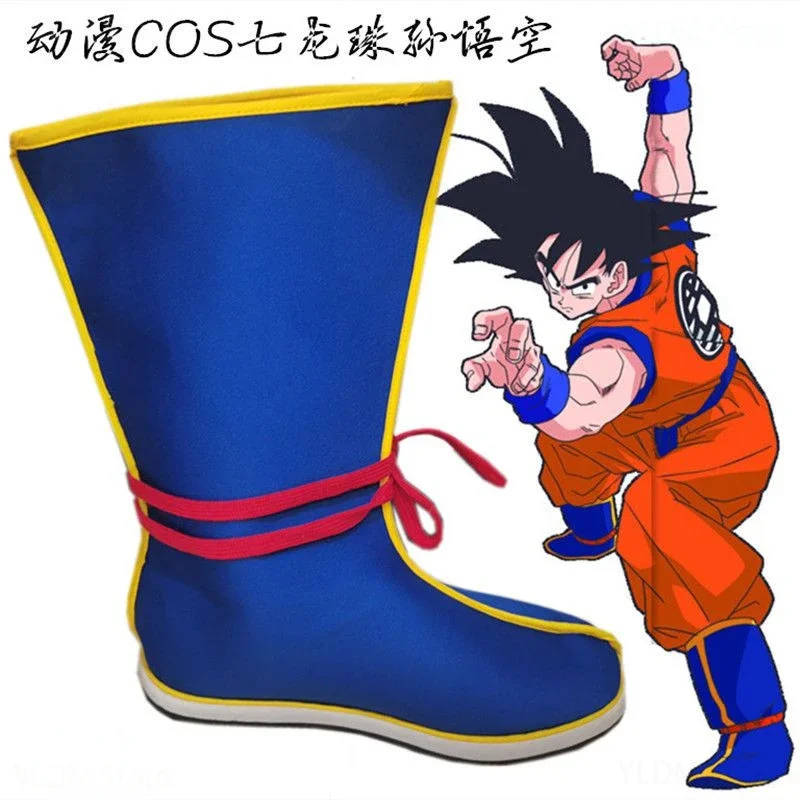 Dragon Ball Goku Cosplay Shoes Anime Super Saiyan Kakarotto Shoes Character Blue Shoes Cos Theme Anime Birthday Gift Halloween - Image 3
