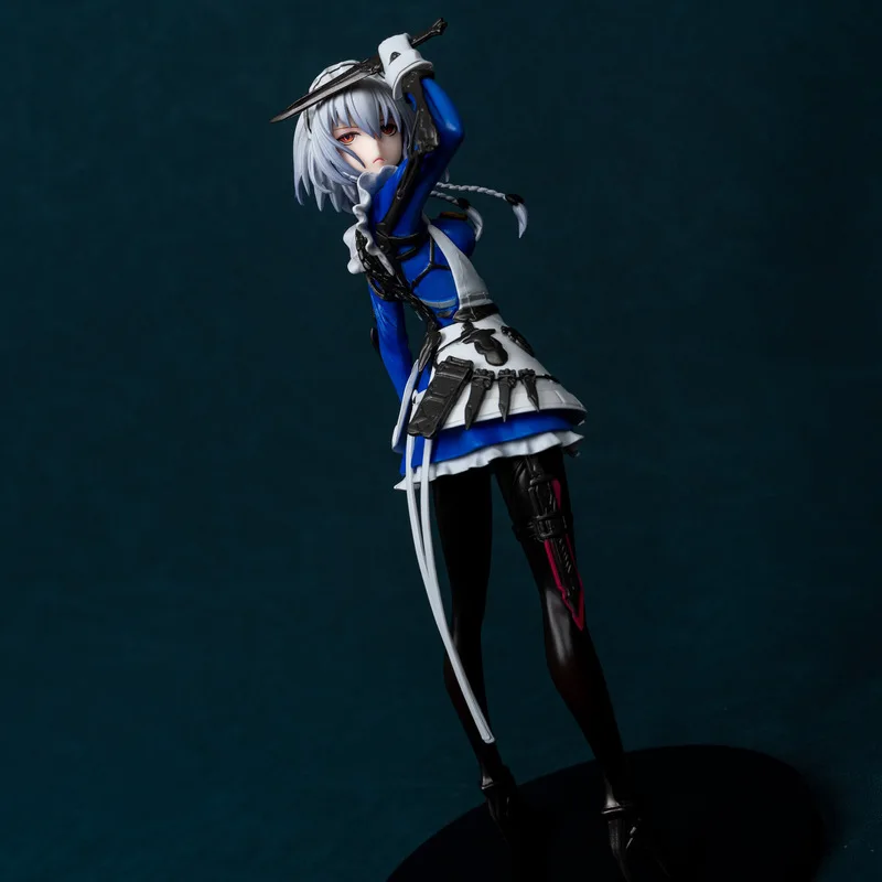 23cm Touhou Project Izayoi Sakuya Maid Hold A Knife Game Girl Figure Model Statue Boy Collection Desktop Decoration Ornament Toy - Image 5